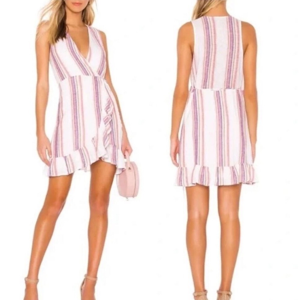 Rails Madison Wrap Dress in Jewel Stripe